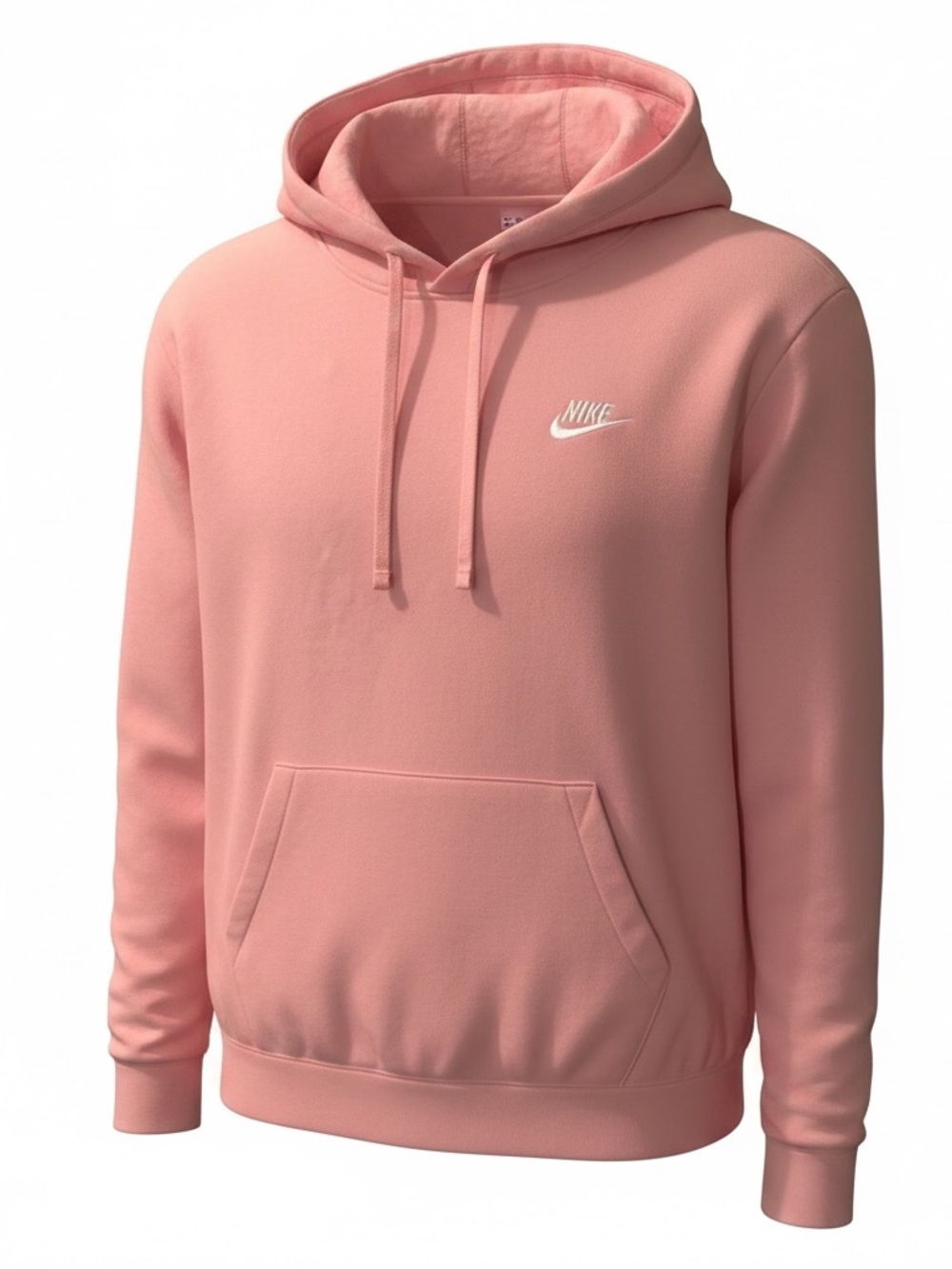 Nike  woman’s Soft Pink Hoodie with White Logo